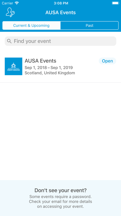 How to cancel & delete AUSA Events from iphone & ipad 2