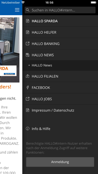 Hallo#intern screenshot 2