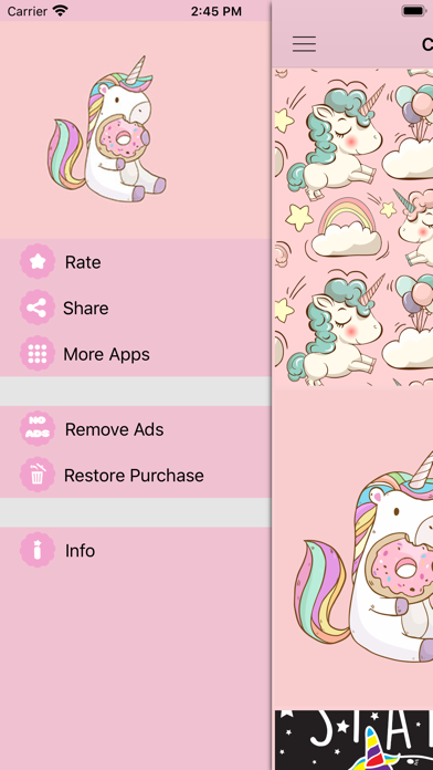 Cute Unicorn Wallpapers screenshot 2