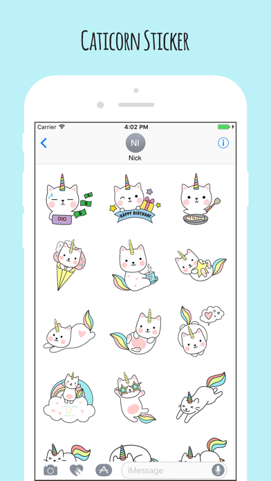 Caticorn Stickers screenshot 2