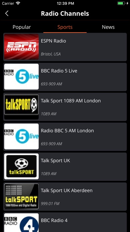 Live Sport FM: Radio & News 24 screenshot-3