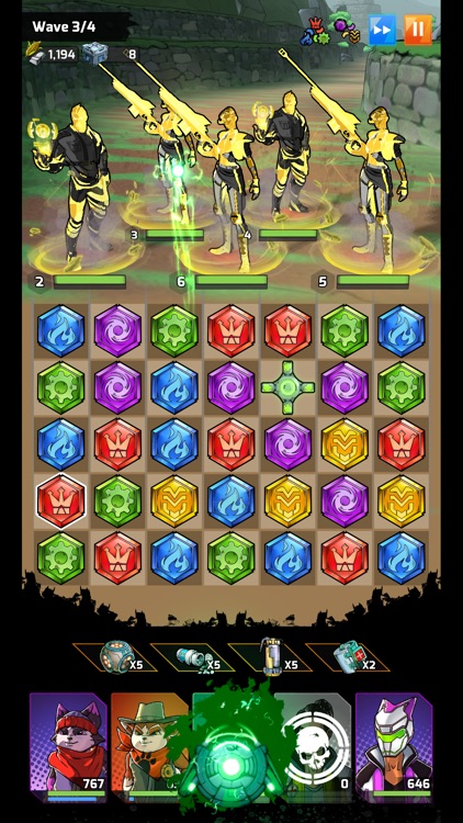 Puzzle Force: Match 3 RPG screenshot-5