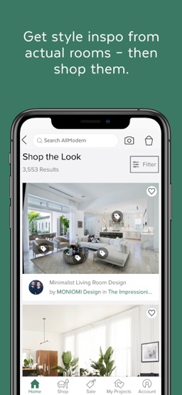 AllModern app screenshot
