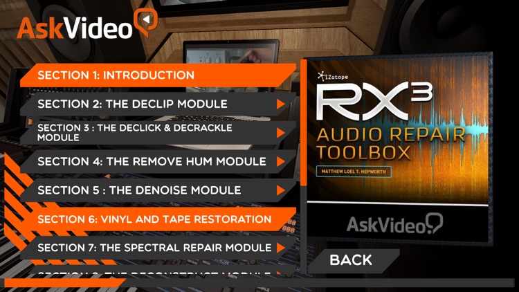 Audio Repair Course For RX3