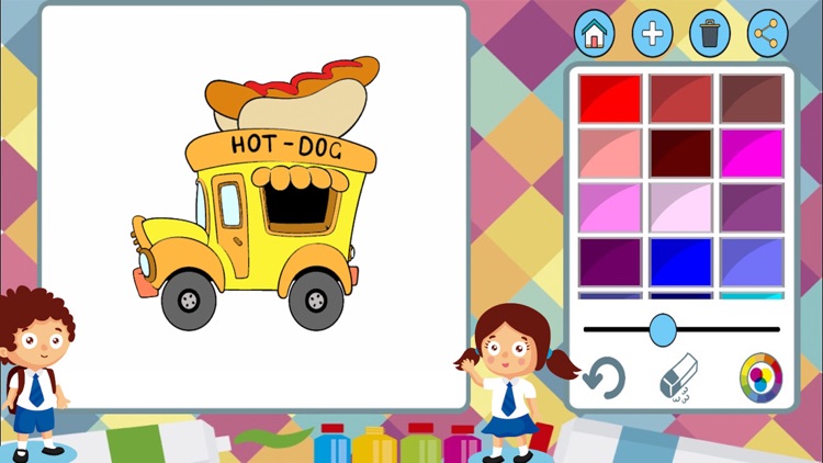 Cars coloring book to paint screenshot-4