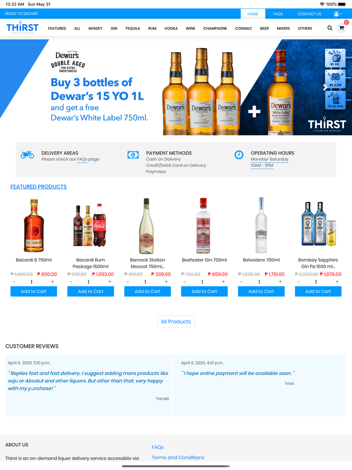 Thirst - Liquor on Demand