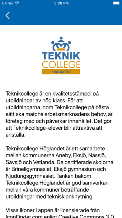 Teknikcollege Höglandet screenshot 2