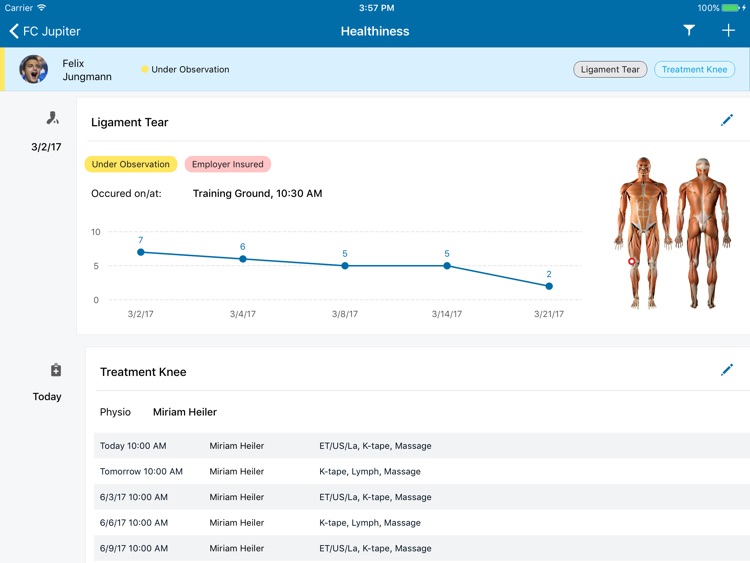 SAP Player Fitness