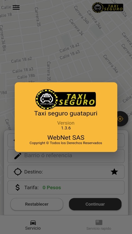 Taxi seguro guatapuri screenshot-5