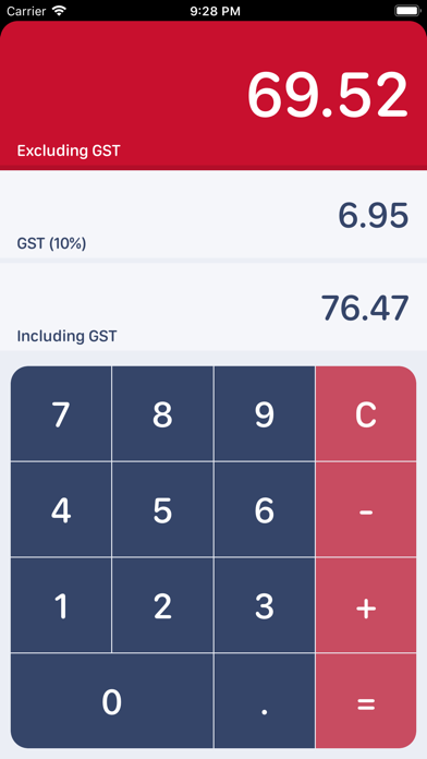 Australian GST Calculator screenshot 2