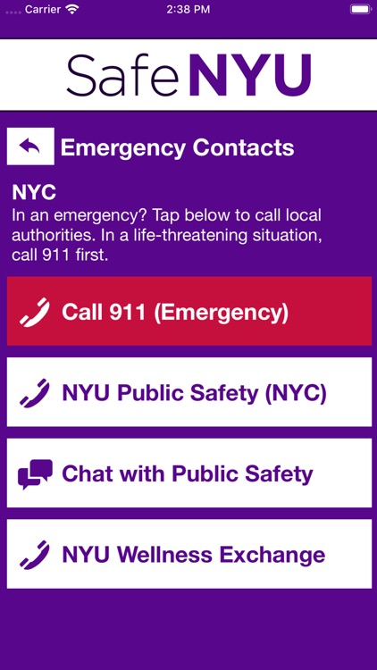 Safe NYU