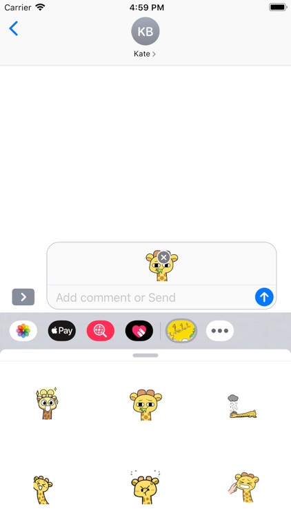 Giraffe expression pack