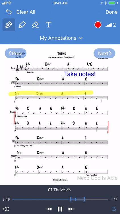 Planning Center Music Stand