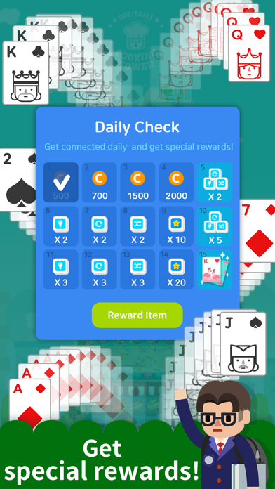 Solitaire Cooking Tower screenshot 4
