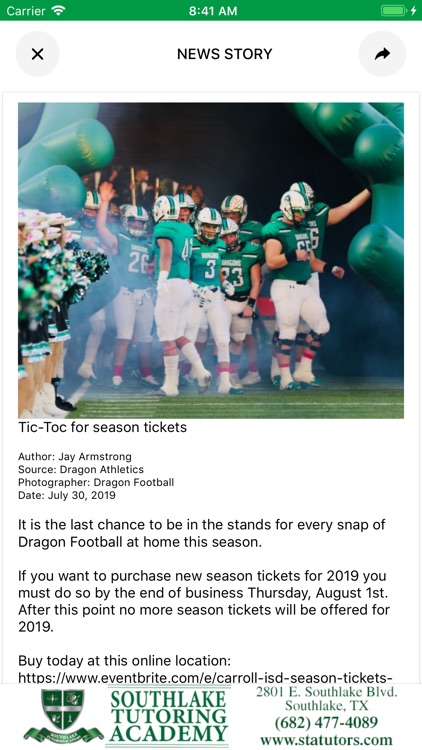 Southlake Carroll Dragons screenshot-7