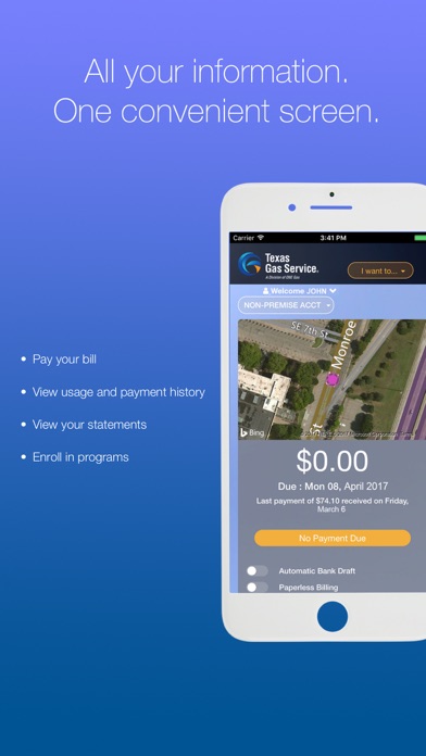 How to cancel & delete Texas Gas Service from iphone & ipad 3
