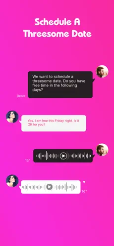 Screenshot 5 3Somer: 3way Thrinder Hookup iphone