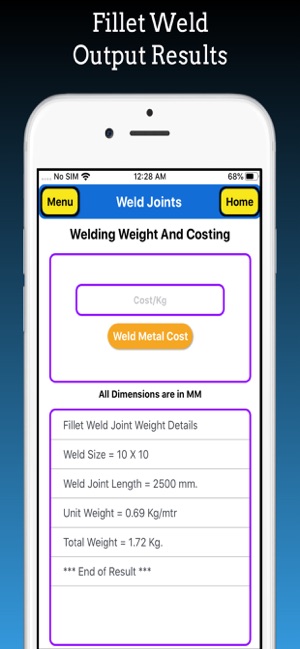 Welding Weight Calculator Pro(圖2)-速報App