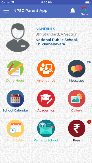 NPSCK Parent App screenshot 2