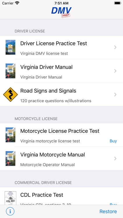 Virginia DMV Test Prep