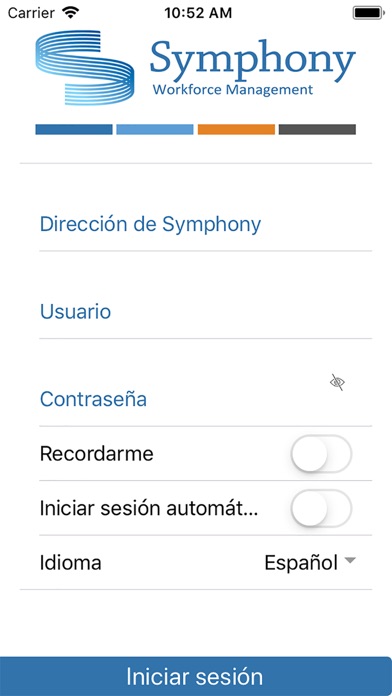 Symphony App screenshot 2