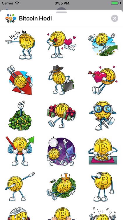 Bitcoin Crypto HODL Stickers