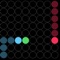 App for playing in very exciting game where user needs to tap on blank dots to move green dot to save it from other dots