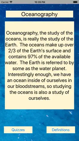 Game screenshot Oceanography Study Guide apk