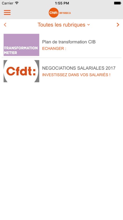 CFDT BNPP SA screenshot-4