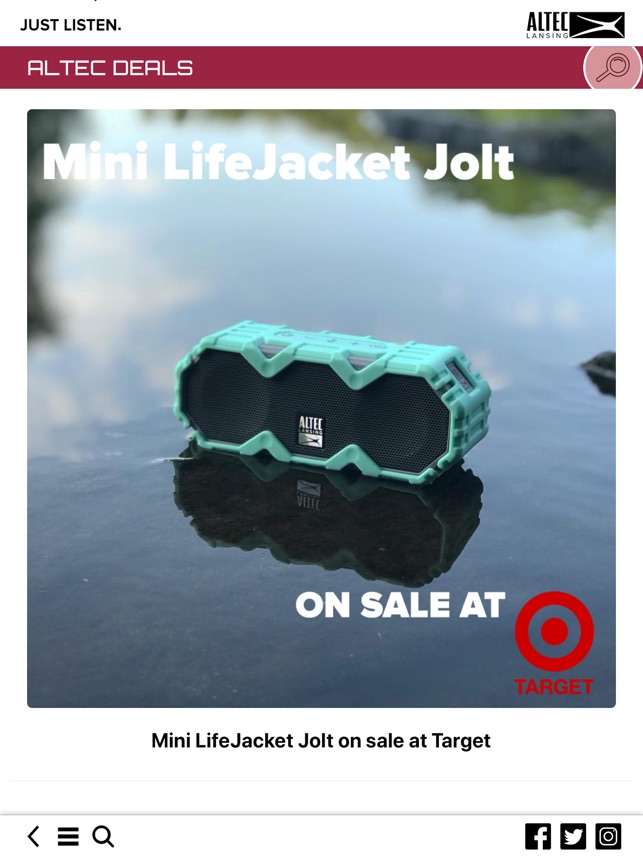 jbl waterproof speaker red