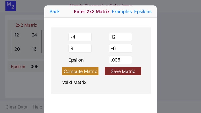 Matrix Eigenvalue Calculator
