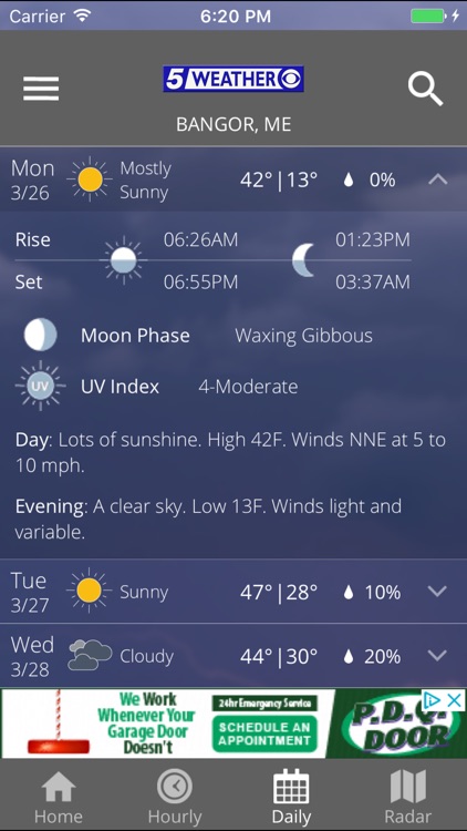 WABI TV5 Weather App screenshot-4
