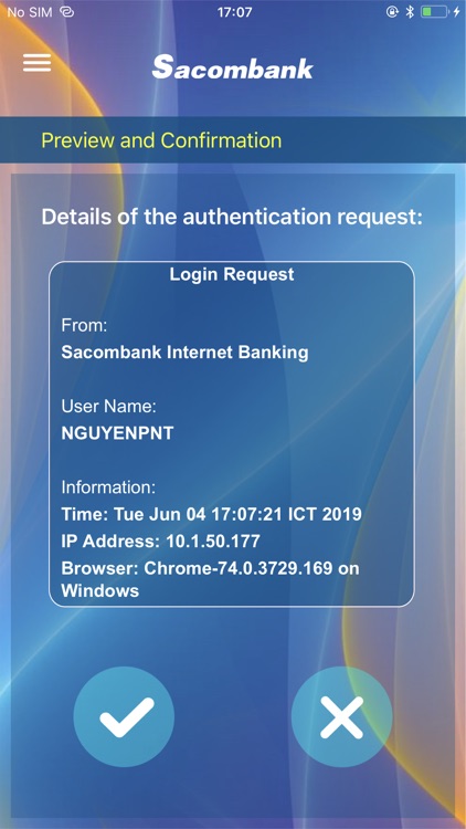 Sacombank mSign screenshot-4