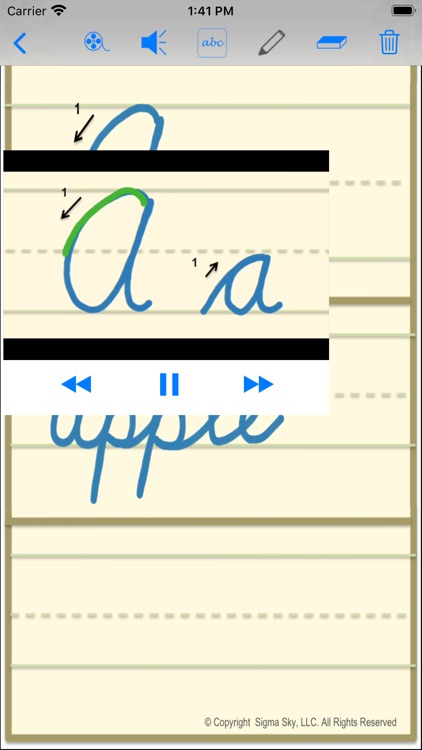 cursive screenshot-3