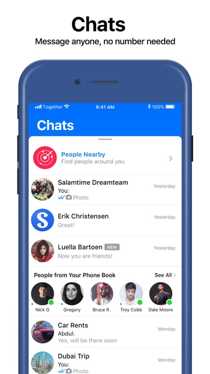 Salam.io Messenger screenshot-0
