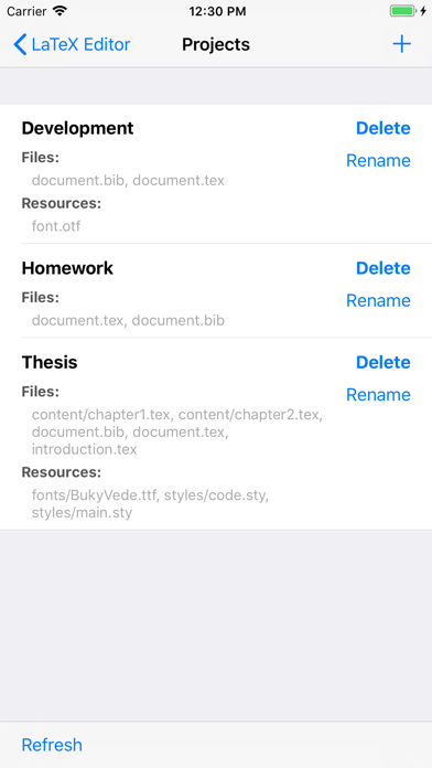 How to cancel & delete VerbTeX LaTeX Editor from iphone & ipad 2