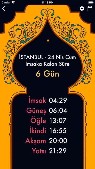 İmsakiye 2020 Türkiye ilçeler screenshot 4