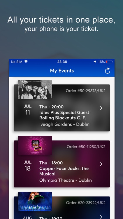Ticketmaster IE screenshot-3