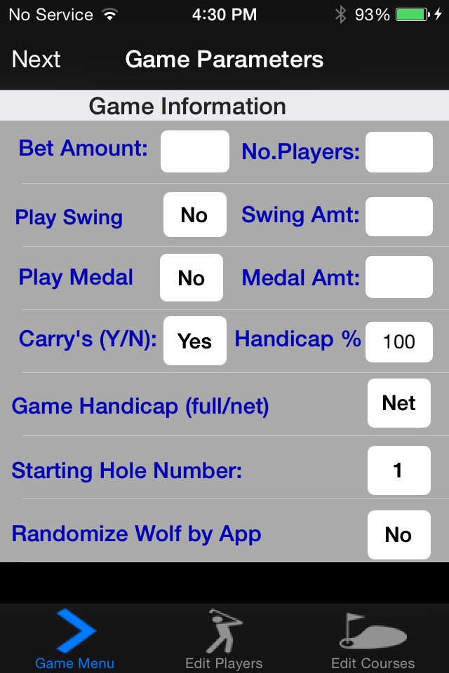 Wolf the Golf Game screenshot 2