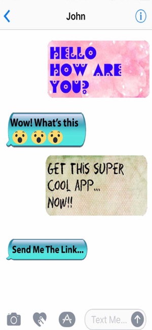 Color Text Message & Emoji Art