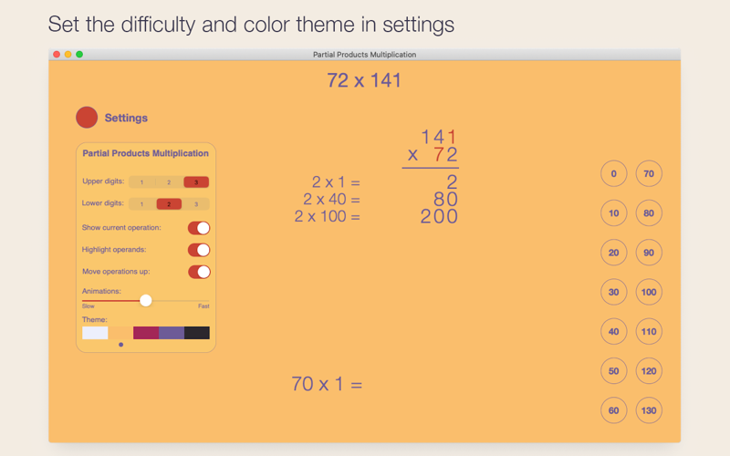 Partial Product Multiplication screenshot 2