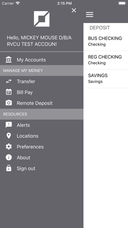 RVCU Mobile Banking App