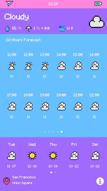 Pixel Weather - Forecast screenshot-6