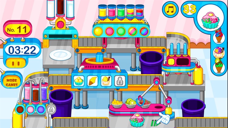 Cooking colorful ice cream screenshot-3