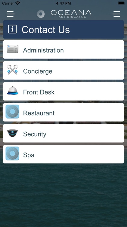 Oceana Key Biscayne Mobile screenshot-8