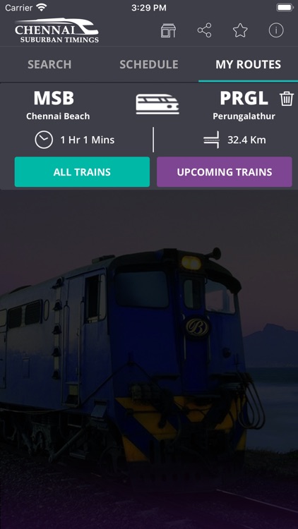 Chennai Suburban Train Timings screenshot-5