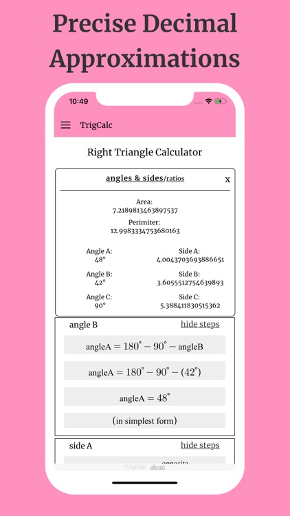 TrigCalc - Trig Calculator