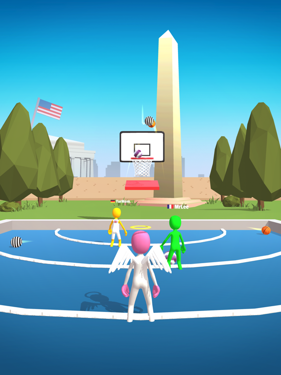 iPad Image of Five Hoops