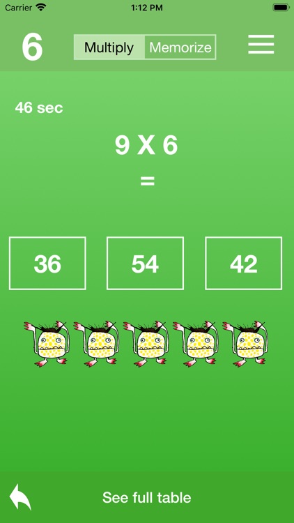 Times Tables Study