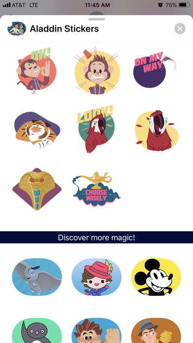 Disney Stickers: Aladdin Screenshot 2